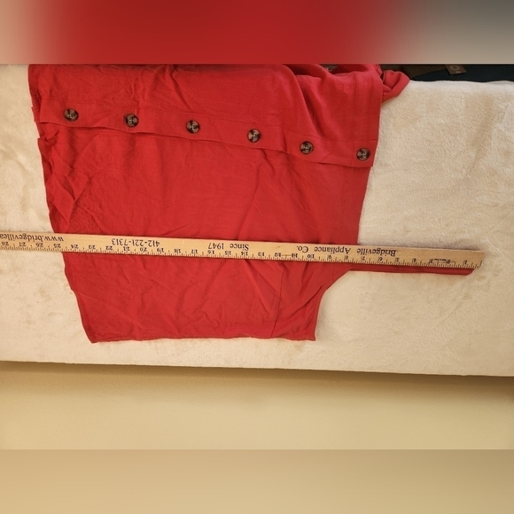 Market & Spruce Wide Strap Camisole  Size 1X Red/Orange - Picture 4 of 8